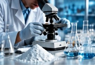 Laboratory quality testing of chemical powder